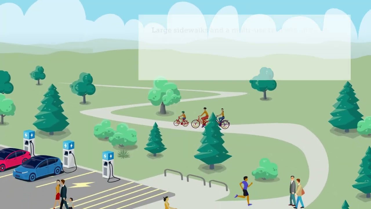 I-25 North Mobility Hub animation