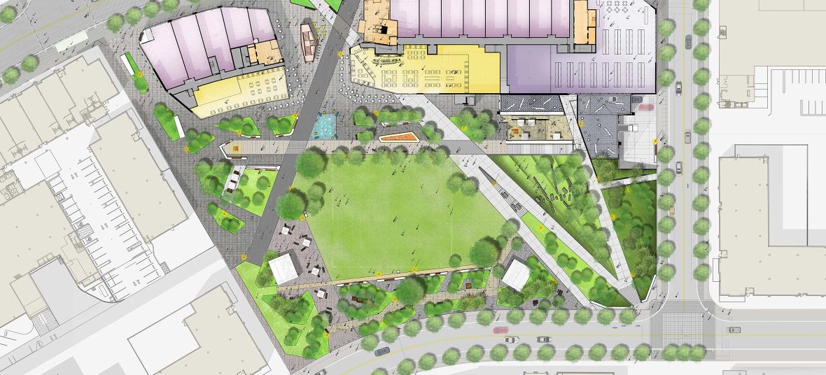 urban plan for central park at calgary university