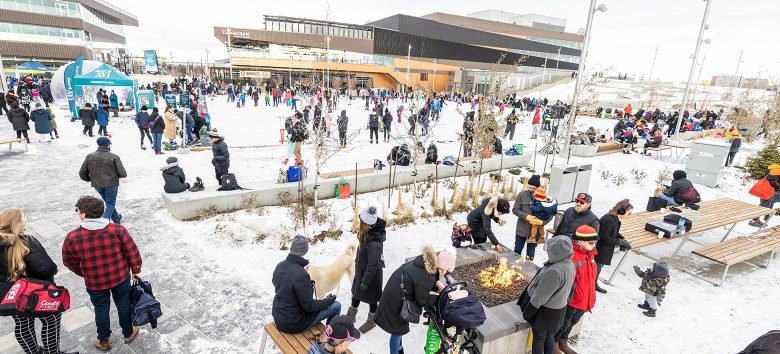 people ice skating at central park, university of calgary